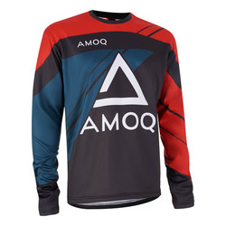 AMOQ snowcross paita musta | punainen